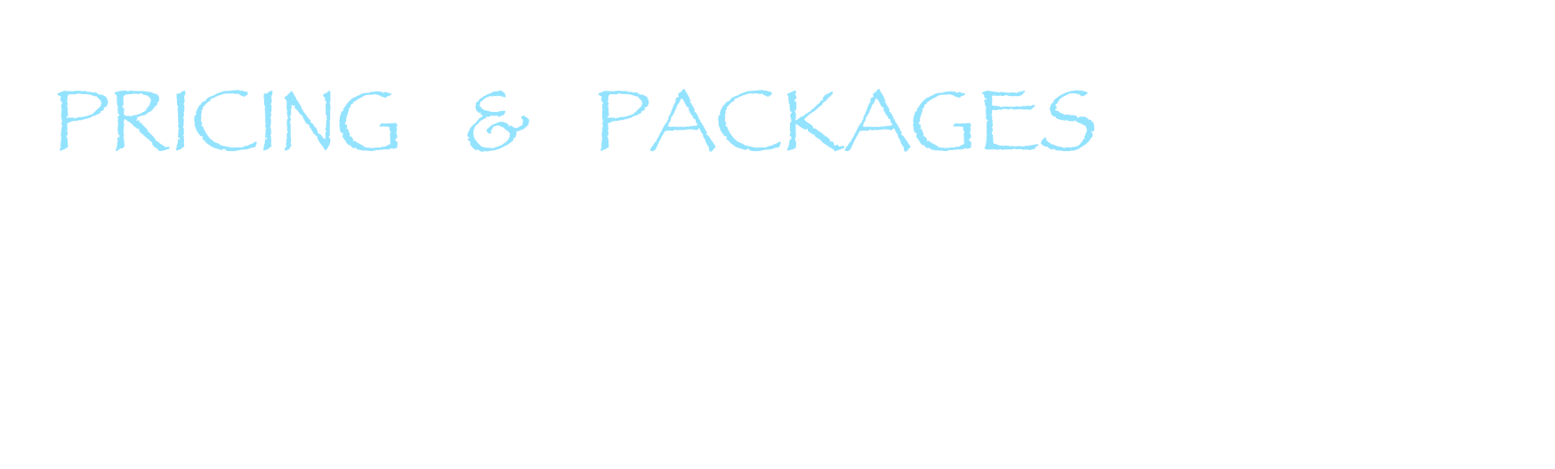 PRICING   &   PACKAGES